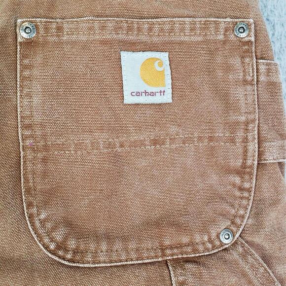 Carhartt Women's Straight Leg Pants in Brown - Picture 6 of 8